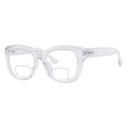 eyekeeper.com Oversized Square Trendy Bifocal Reading Glasses BR1555 Eyeglasses