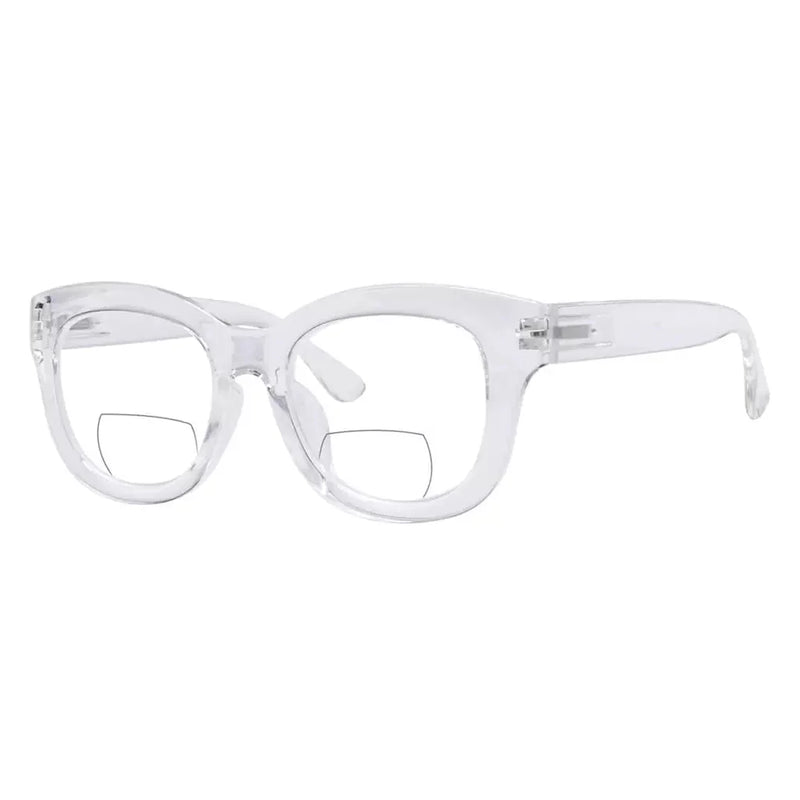 eyekeeper.com Oversized Square Trendy Bifocal Reading Glasses BR1555 Eyeglasses