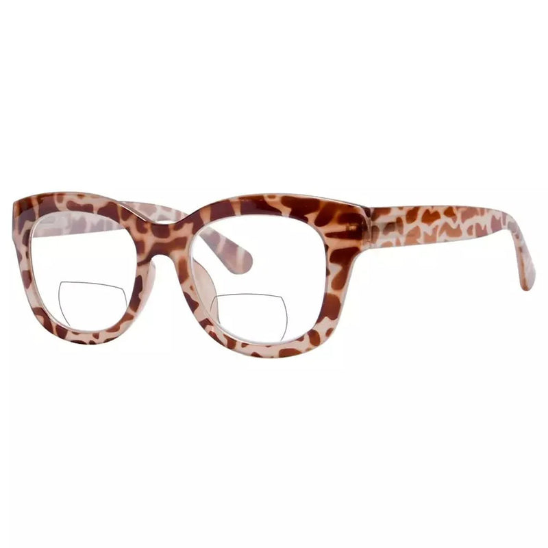 eyekeeper.com Oversized Square Trendy Bifocal Reading Glasses BR1555 Eyeglasses