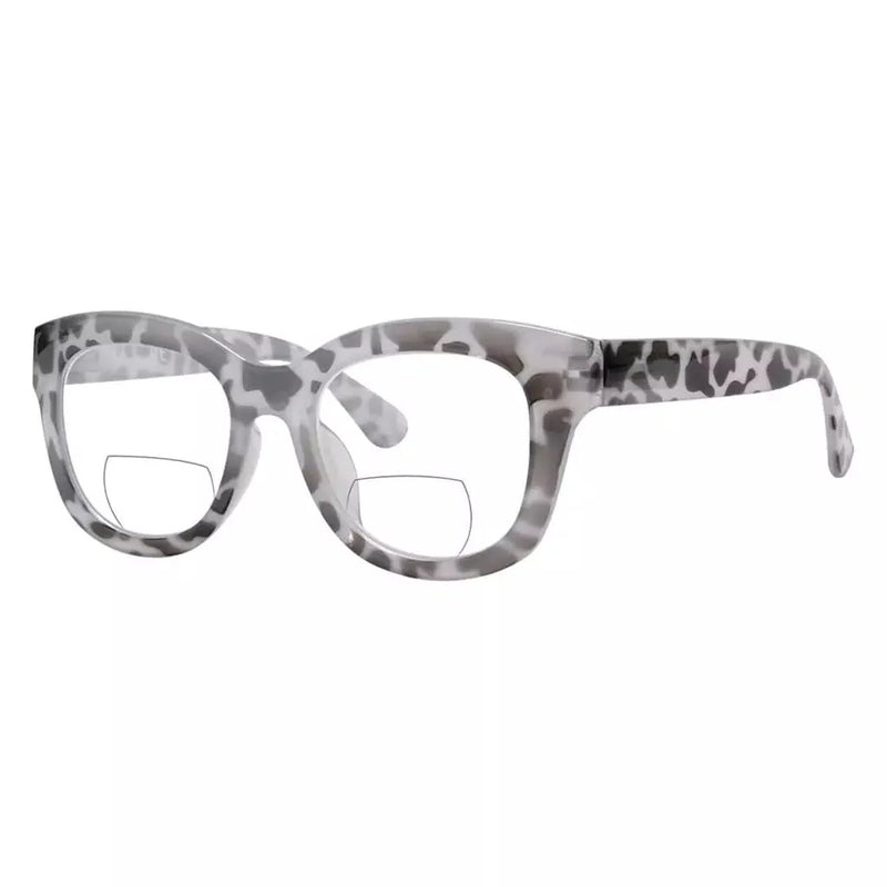 eyekeeper.com Oversized Square Trendy Bifocal Reading Glasses BR1555 Eyeglasses