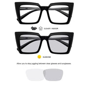 eyekeeper.com Oversized Transition Photochromic Reading Glasses BSR2141 Eyeglasses