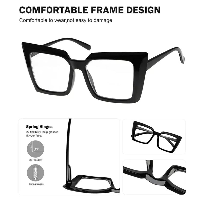 eyekeeper.com Oversized Transition Photochromic Reading Glasses BSR2141 Eyeglasses