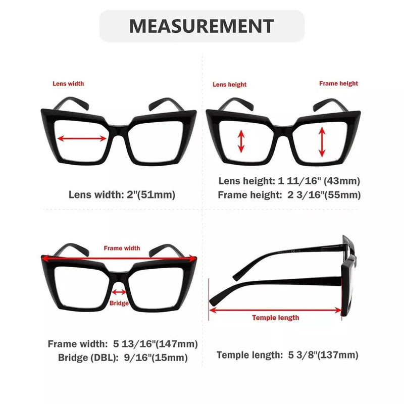 eyekeeper.com Oversized Transition Photochromic Reading Glasses BSR2141 Eyeglasses
