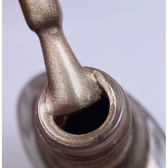 nbmsupply DARK STAMPING POLISH WHITE-GOLD METALLIC №21, 8 ML S021