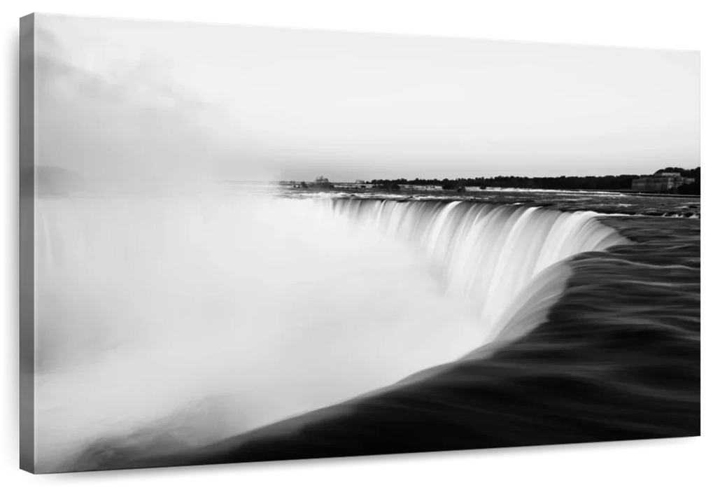 Monochromatic Niagara Falls Wall Art