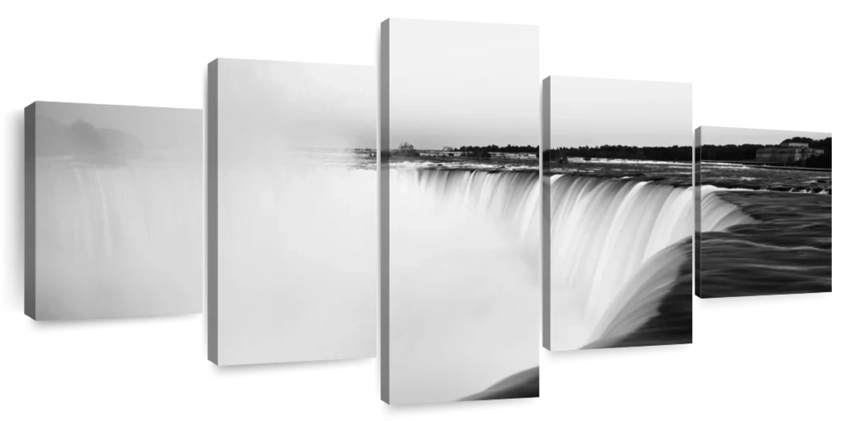 Monochromatic Niagara Falls Wall Art