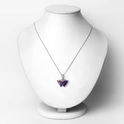 Bids.com 1.65 Carat Genuine Amethyst .925 Sterling Silver Pendant Pendants