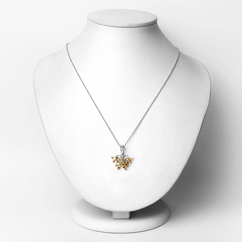Bids.com 1.32 Carat Genuine Citrine .925 Sterling Silver Pendant Pendants