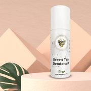 WhollyKaw Green Tea Deodorant - Dermatologist Tested Men