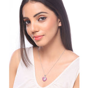 Bids.com 2.65 Carat Genuine Ruby and White Sapphire .925 Sterling Silver Pendant Pendants