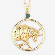 Bids.com 0.23 Carat Genuine Emerald .925 Sterling Silver Pendant Pendants