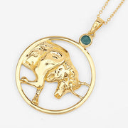 Bids.com 0.23 Carat Genuine Emerald .925 Sterling Silver Pendant Pendants
