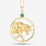 Bids.com 0.23 Carat Genuine Emerald .925 Sterling Silver Pendant Pendants