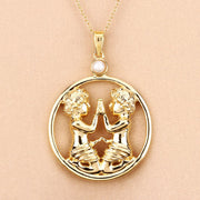 Bids.com 0.45 Carat Genuine Pearl .925 Sterling Silver Pendant Pendants