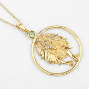 Bids.com 0.24 Carat Genuine Peridot .925 Sterling Silver Pendant Pendants