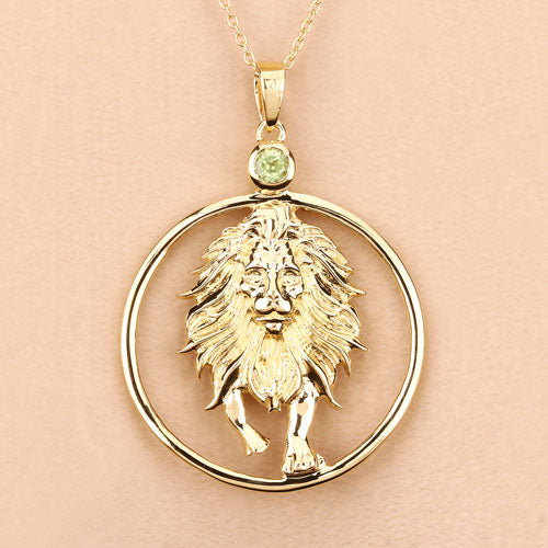 Bids.com 0.24 Carat Genuine Peridot .925 Sterling Silver Pendant Pendants