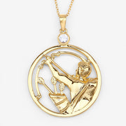 Bids.com 0.33 Carat Genuine White Zircon .925 Sterling Silver Pendant Pendants