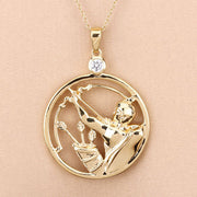 Bids.com 0.33 Carat Genuine White Zircon .925 Sterling Silver Pendant Pendants
