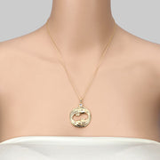 Bids.com 0.22 Carat Genuine Aquamarine .925 Sterling Silver Pendant Pendants