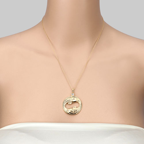 Bids.com 0.22 Carat Genuine Aquamarine .925 Sterling Silver Pendant Pendants