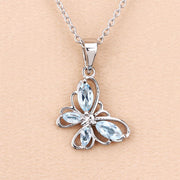 Bids.com 0.78 Carat Genuine Blue Topaz .925 Sterling Silver Pendant Pendants
