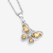 Bids.com 0.62 Carat Genuine Citrine .925 Sterling Silver Pendant Pendants