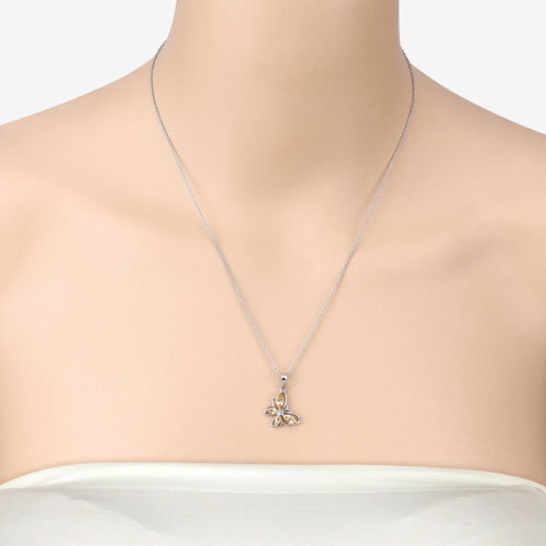 Bids.com 0.62 Carat Genuine Citrine .925 Sterling Silver Pendant Pendants