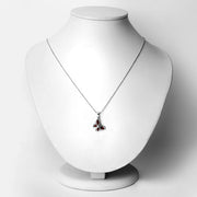 Bids.com 0.80 Carat Genuine Garnet .925 Sterling Silver Pendant Pendants