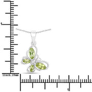 Bids.com 0.64 Carat Genuine Peridot .925 Sterling Silver Pendant Pendants