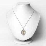 Bids.com 2.30 Carat Genuine Citrine .925 Sterling Silver Pendant Pendants
