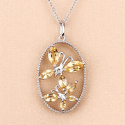 Bids.com 2.30 Carat Genuine Citrine .925 Sterling Silver Pendant Pendants