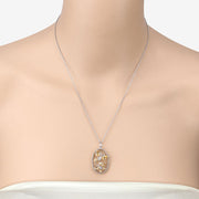 Bids.com 2.30 Carat Genuine Citrine .925 Sterling Silver Pendant Pendants
