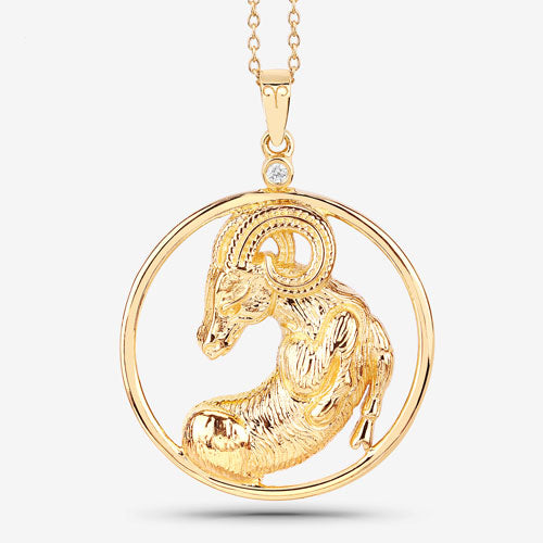 Bids.com 0.03 Carat Genuine White Diamond .925 Sterling Silver Pendant Pendants