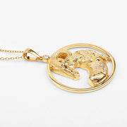 Bids.com 0.03 Carat Genuine White Diamond .925 Sterling Silver Pendant Pendants