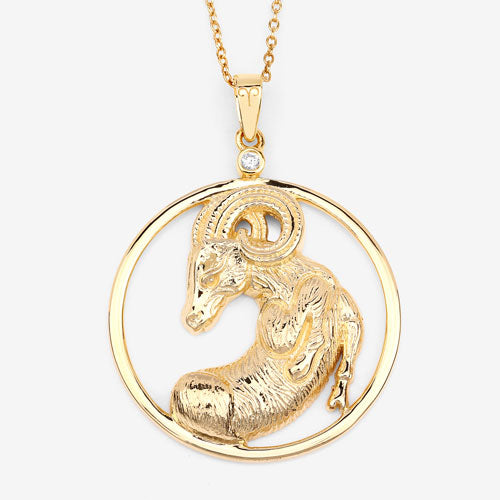 Bids.com 0.03 Carat Genuine White Diamond .925 Sterling Silver Pendant Pendants