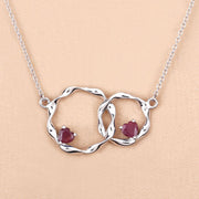 Bids.com 0.70 Carat Genuine Ruby .925 Sterling Silver Pendant Pendants