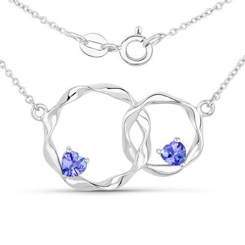 Bids.com 0.38 Carat Genuine Tanzanite .925 Sterling Silver Pendant Pendants