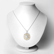 Bids.com 2.10 Carat Genuine Green Amethyst .925 Sterling Silver Pendant Pendants
