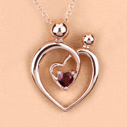 Bids.com 0.32 Carat Genuine Garnet .925 Sterling Silver Pendant Pendants
