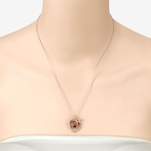 Bids.com 0.32 Carat Genuine Garnet .925 Sterling Silver Pendant Pendants