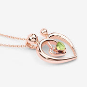 Bids.com 0.25 Carat Genuine Peridot .925 Sterling Silver Pendant Pendants
