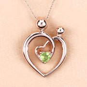 Bids.com 0.25 Carat Genuine Peridot .925 Sterling Silver Pendant Pendants