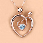 Bids.com 0.28 Carat Genuine Swiss Blue Topaz .925 Sterling Silver Pendant Pendants
