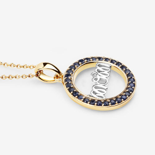 Bids.com 0.64 Carat Genuine Blue Sapphire .925 Sterling Silver Pendant Pendants