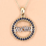 Bids.com 0.64 Carat Genuine Blue Sapphire .925 Sterling Silver Pendant Pendants