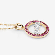 Bids.com 0.64 Carat Genuine Ruby .925 Sterling Silver Pendant Pendants
