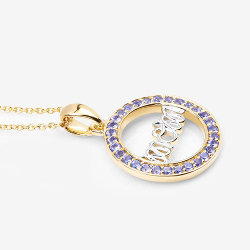 Bids.com 0.64 Carat Genuine Tanzanite .925 Sterling Silver Pendant Pendants