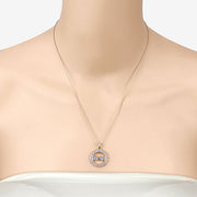 Bids.com 0.64 Carat Genuine Tanzanite .925 Sterling Silver Pendant Pendants