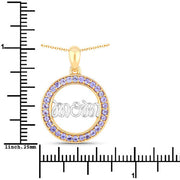 Bids.com 0.64 Carat Genuine Tanzanite .925 Sterling Silver Pendant Pendants