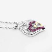 Bids.com 0.28 Carat Genuine Ruby .925 Sterling Silver Pendant Pendants